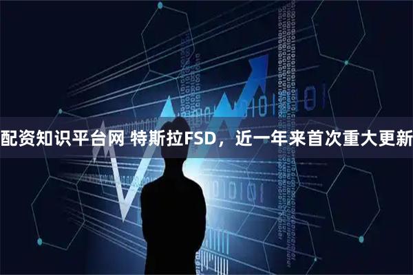 配资知识平台网 特斯拉FSD，近一年来首次重大更新